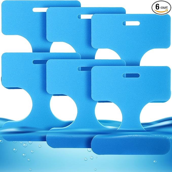 Syhood 6 Pcs Foam Water Saddle Comfortable Pool Seat Lake Floats Ultra Buoyant Swim Float Double Layer Thickened Foam Pool Float for Summer River Water Park Beach