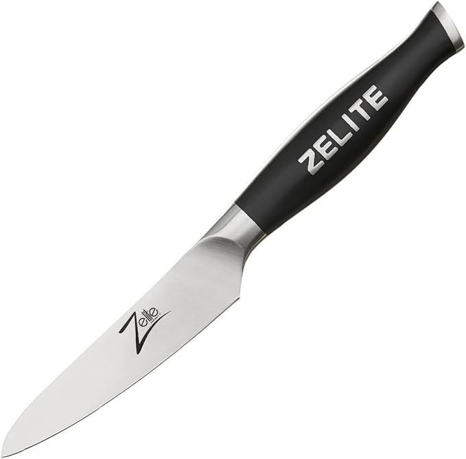 Zelite Infinity Paring Knife 4 Inch, Paring Knives, Small Knife, Fruit Knife, Pairing Knife Kitchen, Pairing Knives, Small Kitchen Knife - German High Carbon Stainless Steel - Razor Sharp Knife