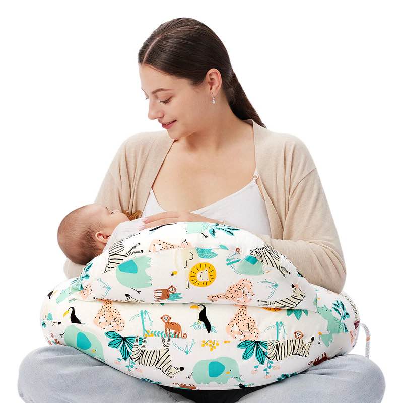 MOMCOZY Multifunctional and Adjustable Nursing Pillow