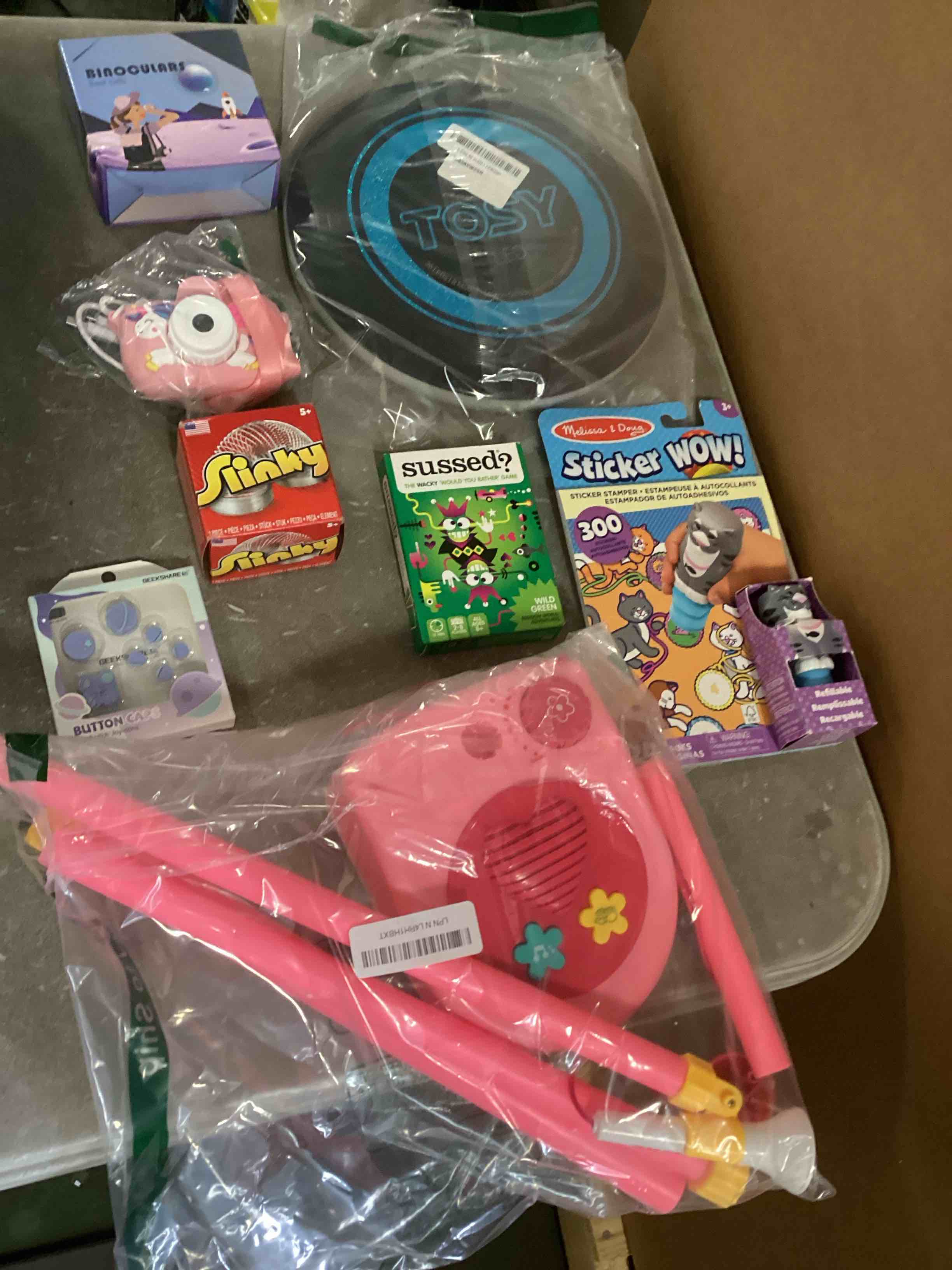 Assorted toys for kids