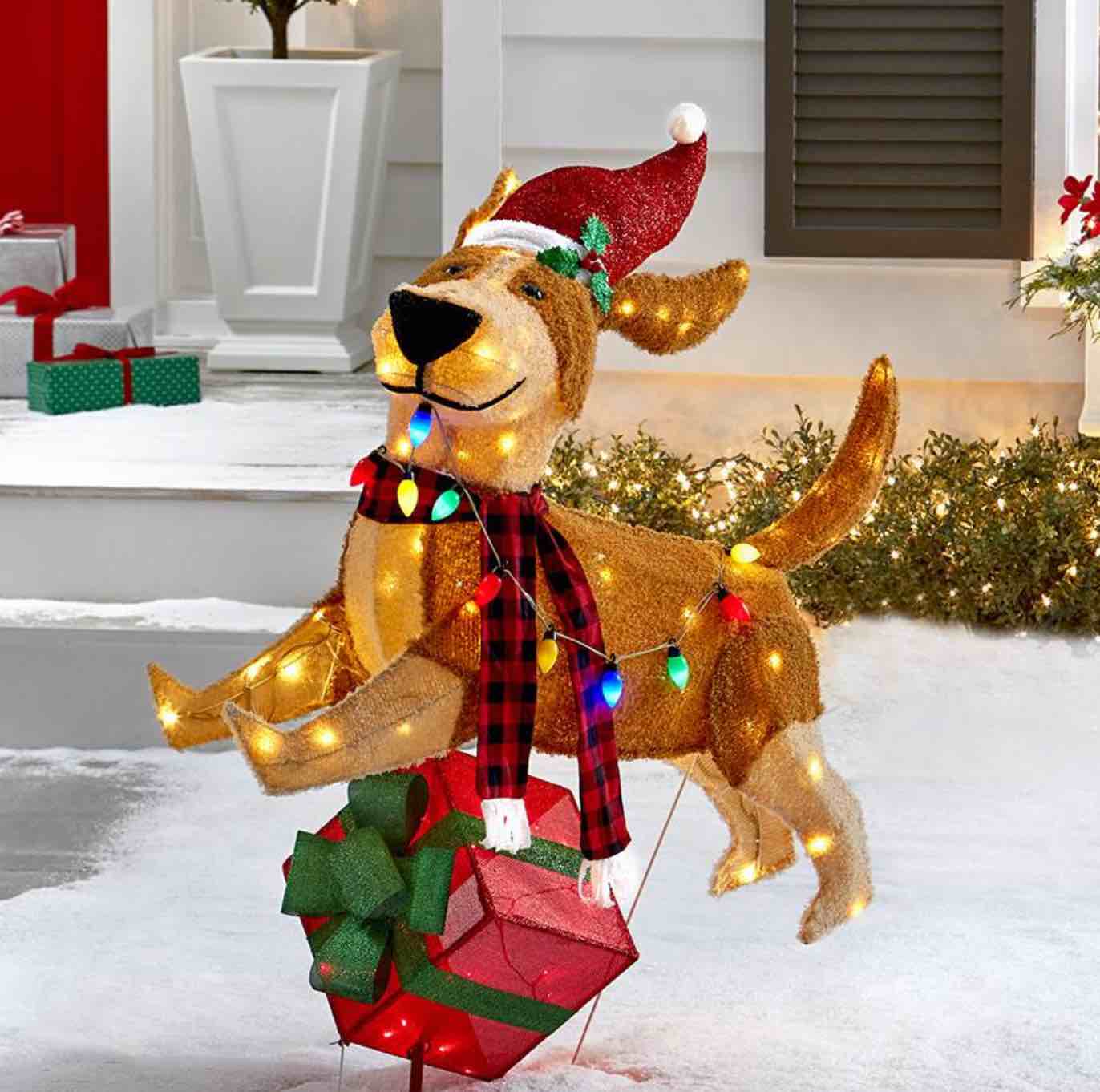 the jolly jumping christmas pup