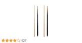 Set De 2 Tacos De Billar HMQQ De 58" | Puntas De Fibra De 13mm, Peso 17oz, Para Uso Doméstico Y Bar