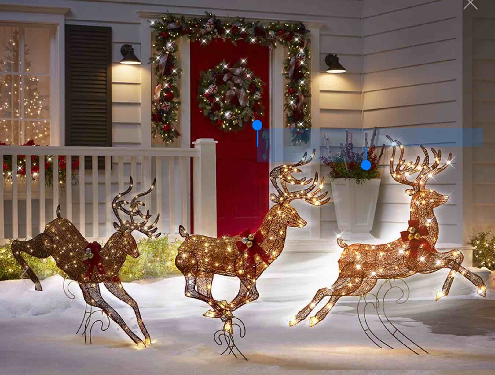The Choreographed Illuminated Galloping Reindeer