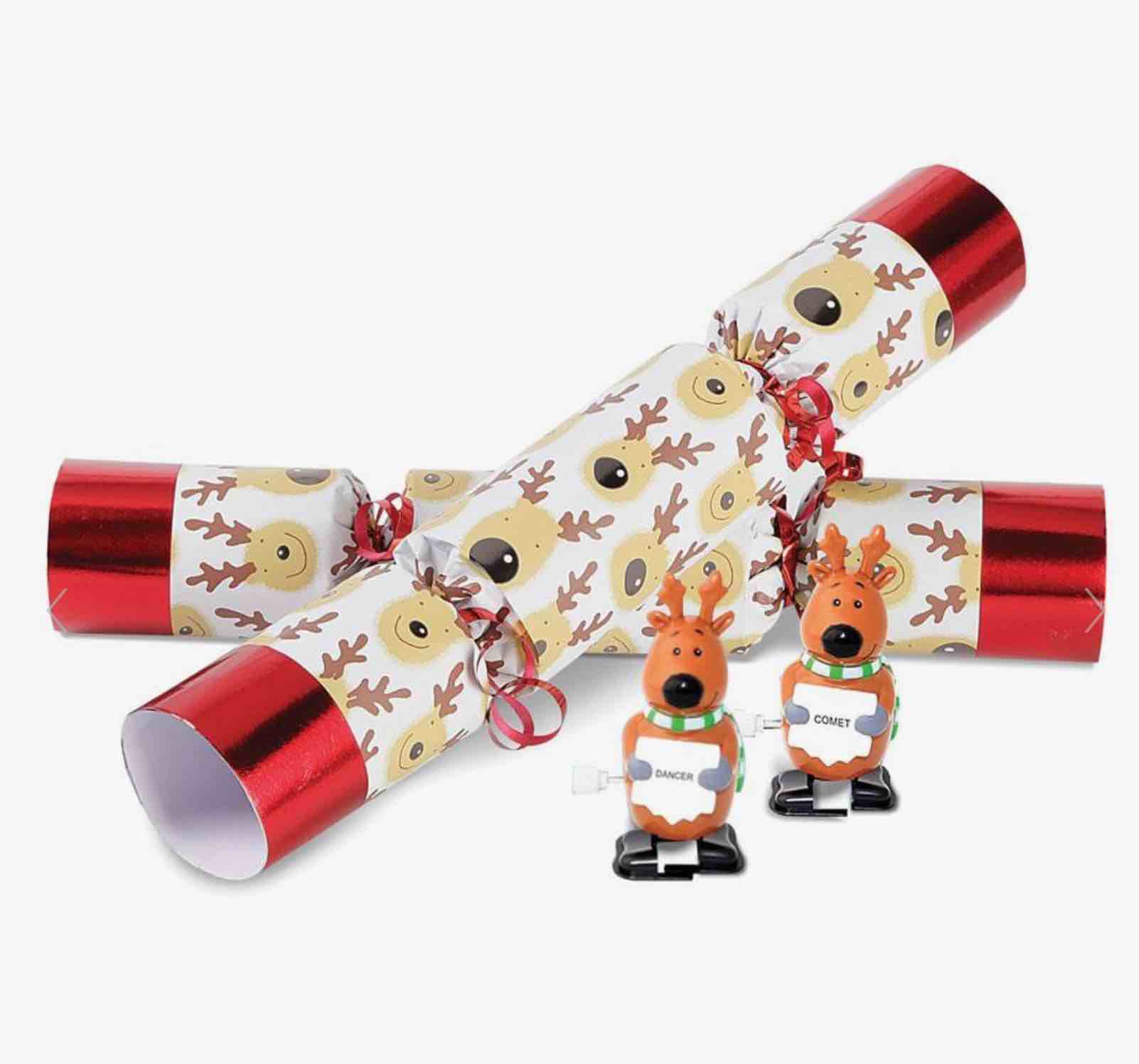 the christmas reindeer racing crackers
