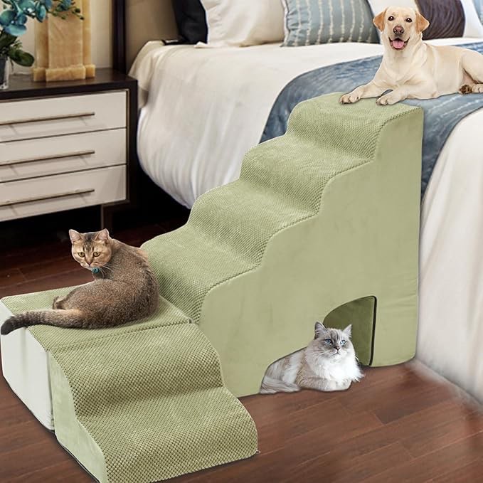 Foam Dog Stairs & Steps Ramps for High Beds 30-36 inches High Tall ...