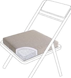 Breathable Pads for Chairs has Long-Lasting Support Seat Cushion Suitable for Outdoor Venue and Office Durable Outdoor Chair Lawn Chair for Elderly and Need Excellent Breathability(Square)