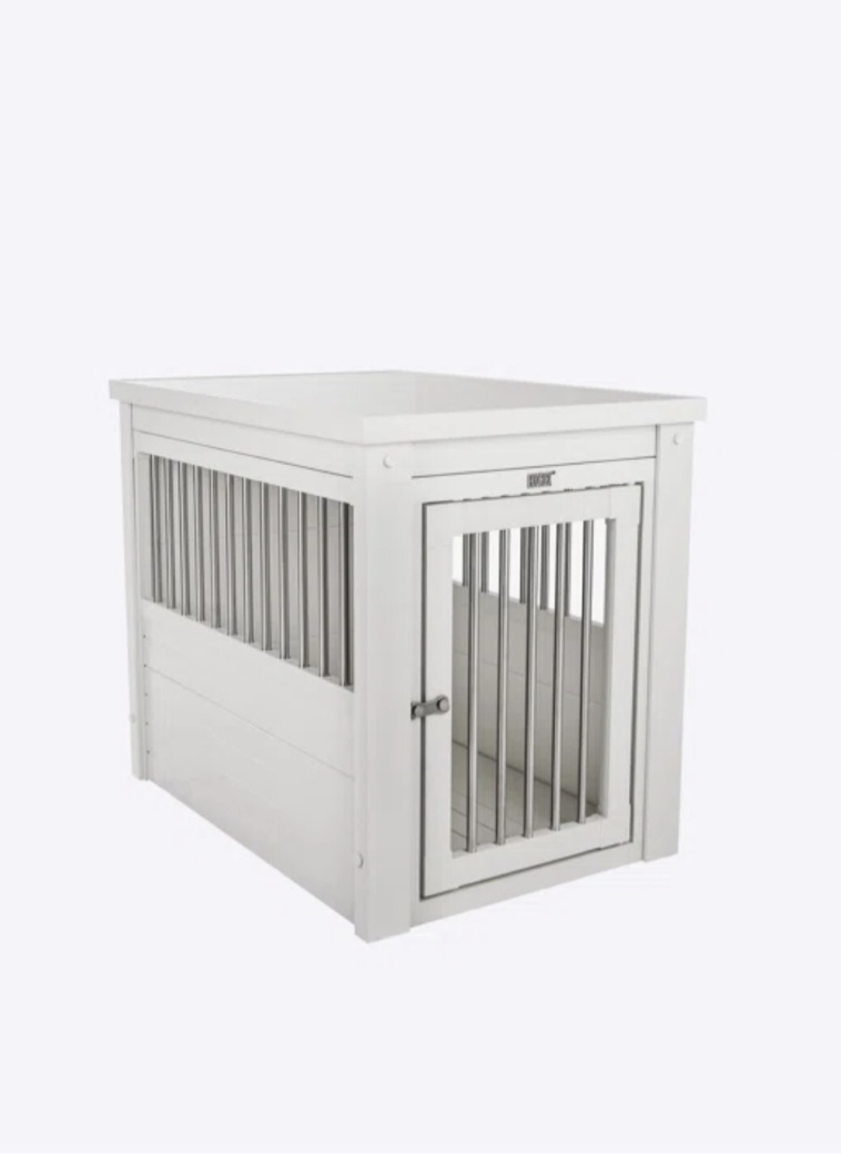 Southwick ECOFLEX Dog Crate End Table - Durable Wood-Plastic Composite with Stainless Steel Latch
