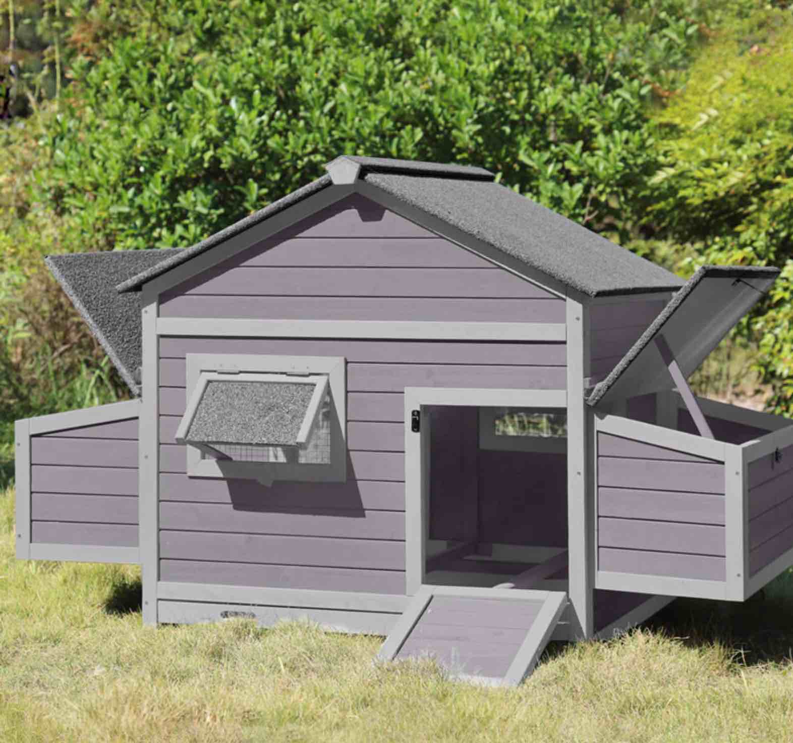 Aivituvin-AIR59 Wooden Chicken Hen House for 2-4 Hens - Chicken Coop without Chicken Run