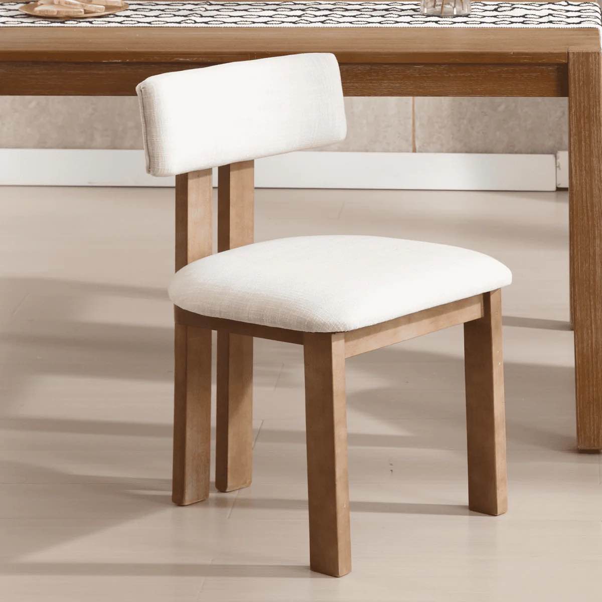 Janoray Farmhouse Fabric Dining Chairs