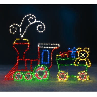 The 5' Animated Holiday Locomotive