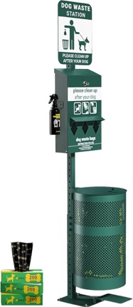 UPGORILO Original Glow in The Dark Dog Waste Station