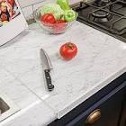 KiraLi Textured Acrylic Cutting Board with Counter Lip | 17" x 13" | Large Cutting Boards For Kitchen | Non-Slip Kitchen Cutting Board | Chopping Board | Countertop Protector | Christmas Gifts