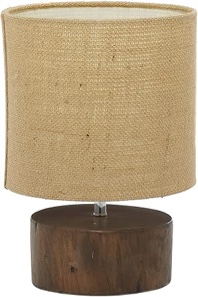 Wood Table Lamp with Shade