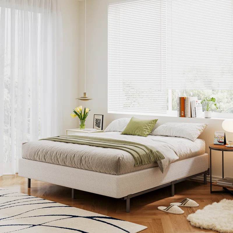 Nazarene 9 Inch Metal Box Spring, Easy Assembly ( missing pieces )