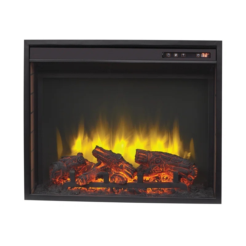 Wyatt TV Stand for TVs up to 55" with  Electric Fireplace Included