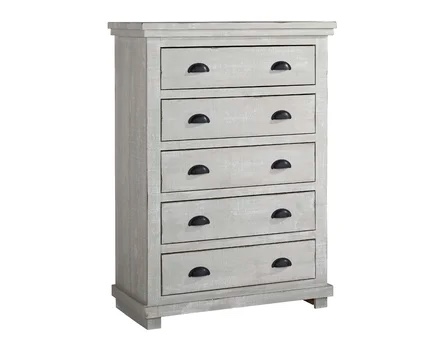 wolferston 5 drawer 38 w solid wood chest 