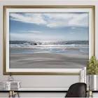 'Beach Bliss' Framed Acrylic Painting Print