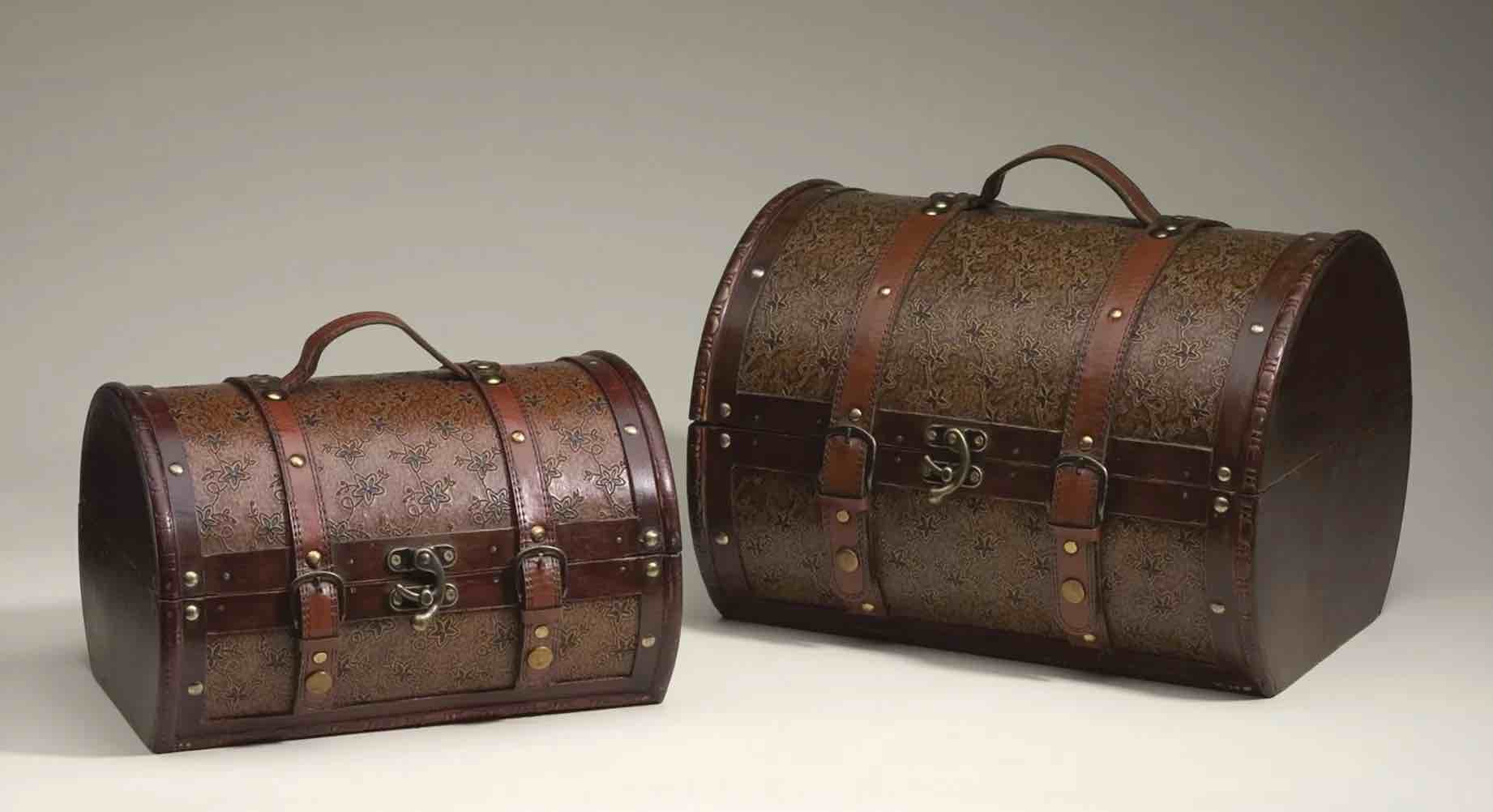 2-Piece Dome Top Decorative Box Set