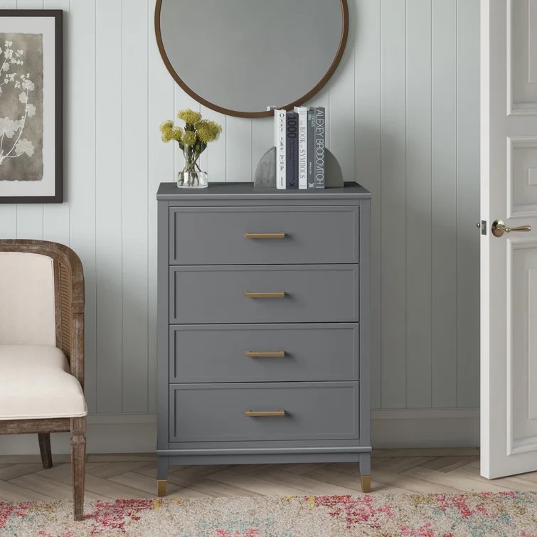Westerleigh 4 Drawer 29.68" W Chest ( incomplete missing pieces ) 