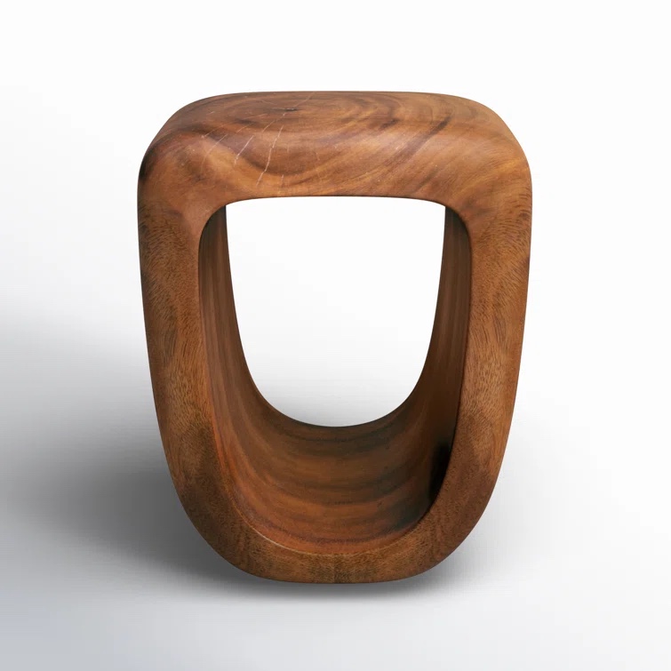 Alpine Solid Wood Decorative Stool