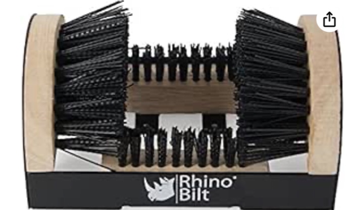 Rhino Bilt Boot Scraper, The Original Boot Scrapers - Outdoor Boot Brush with Warranty
