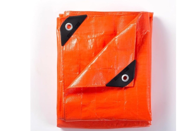 GUARD SHIELD Orange Tarp 10x12ft  Feet Waterproof Tarps High Visibility Outdoor Poly Cover Lightweight 6mil