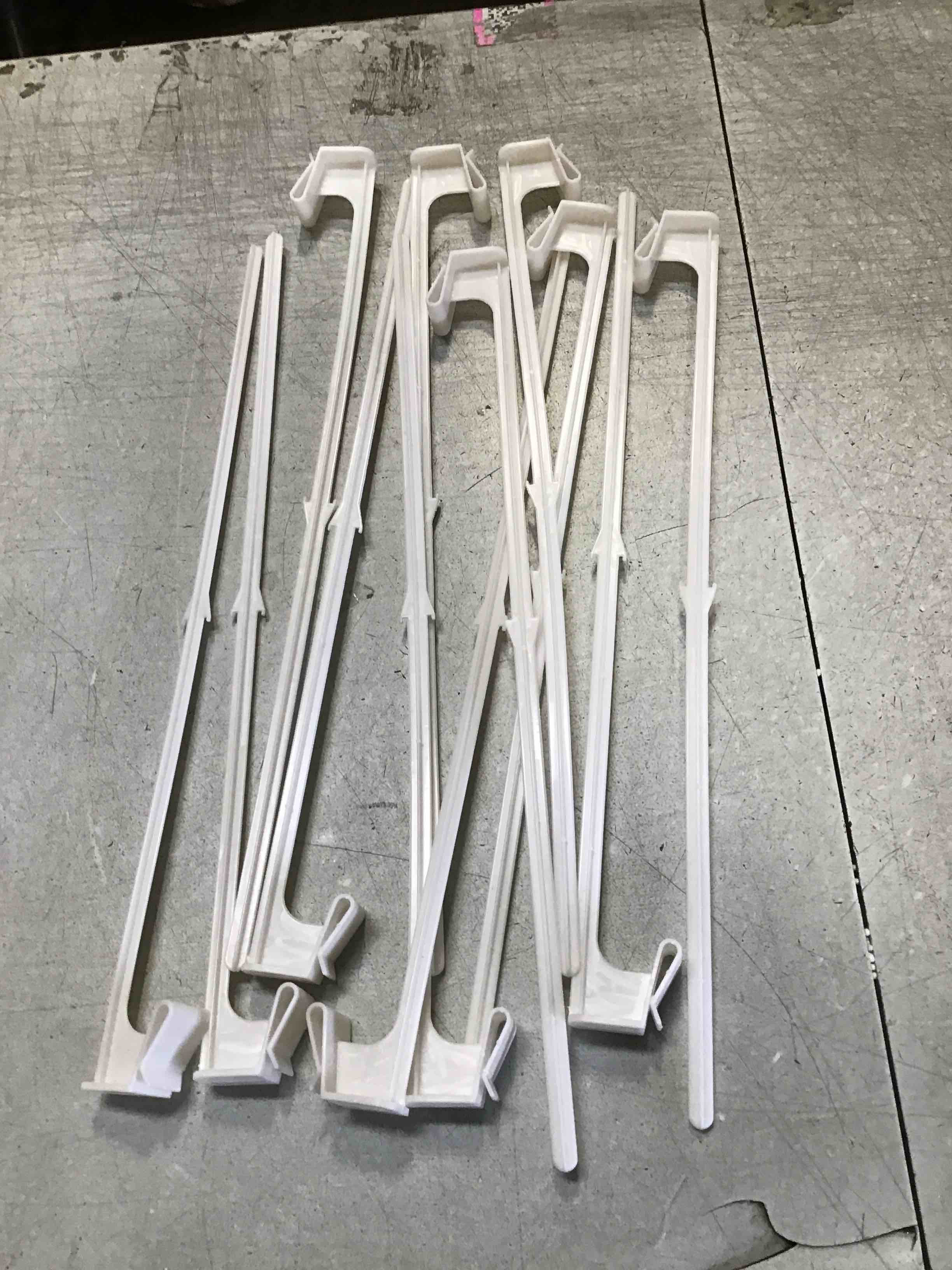 Car Flags with Solid Color white 