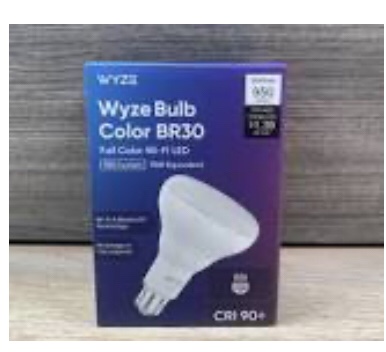 Wyze Bulb Color, BR30 Wi-Fi Smart Bulb, E26 Base, 75W Equivalent 950 Lumens, 16 Million Colors & Tunable White, Compatible with Alexa & Google Assistant, No Hub Required, 1-Pack