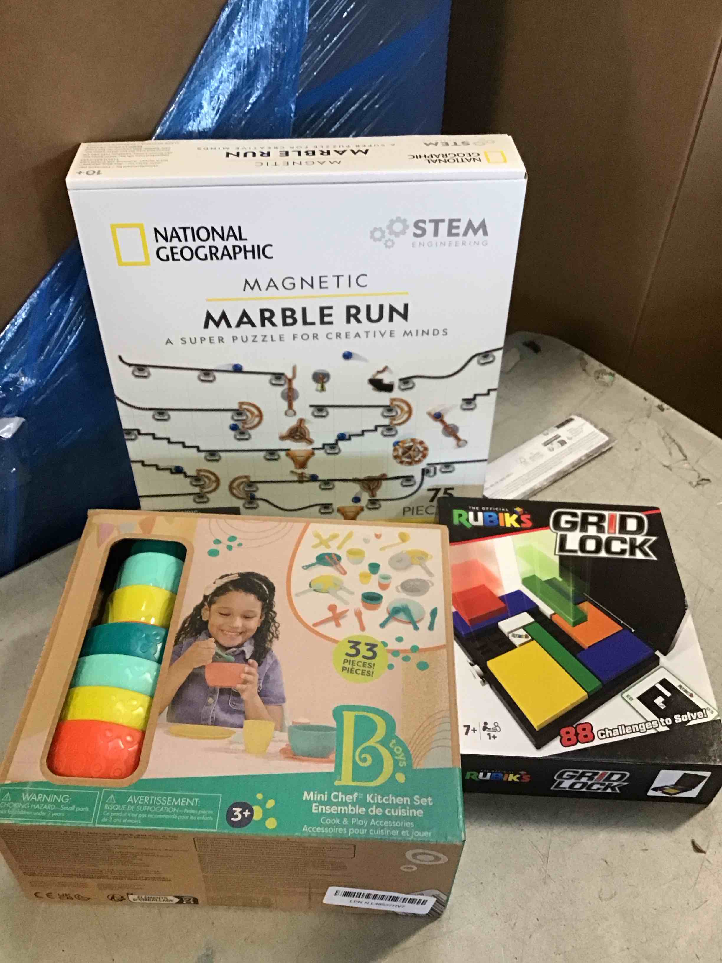 assortment of (3 toys) for boys & girls, style may vary 