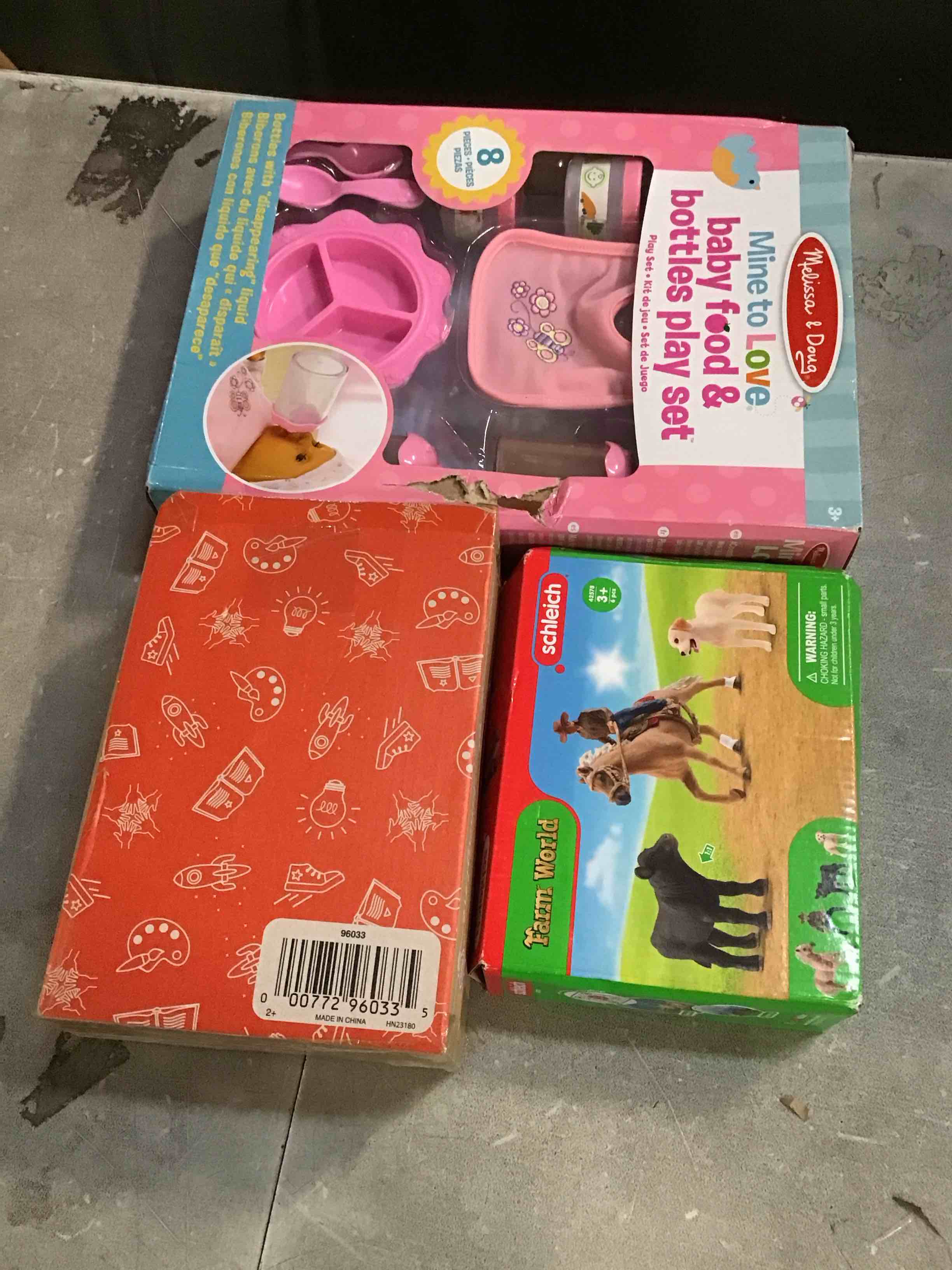 assortment of (3 toys) for boys & girls, style may vary