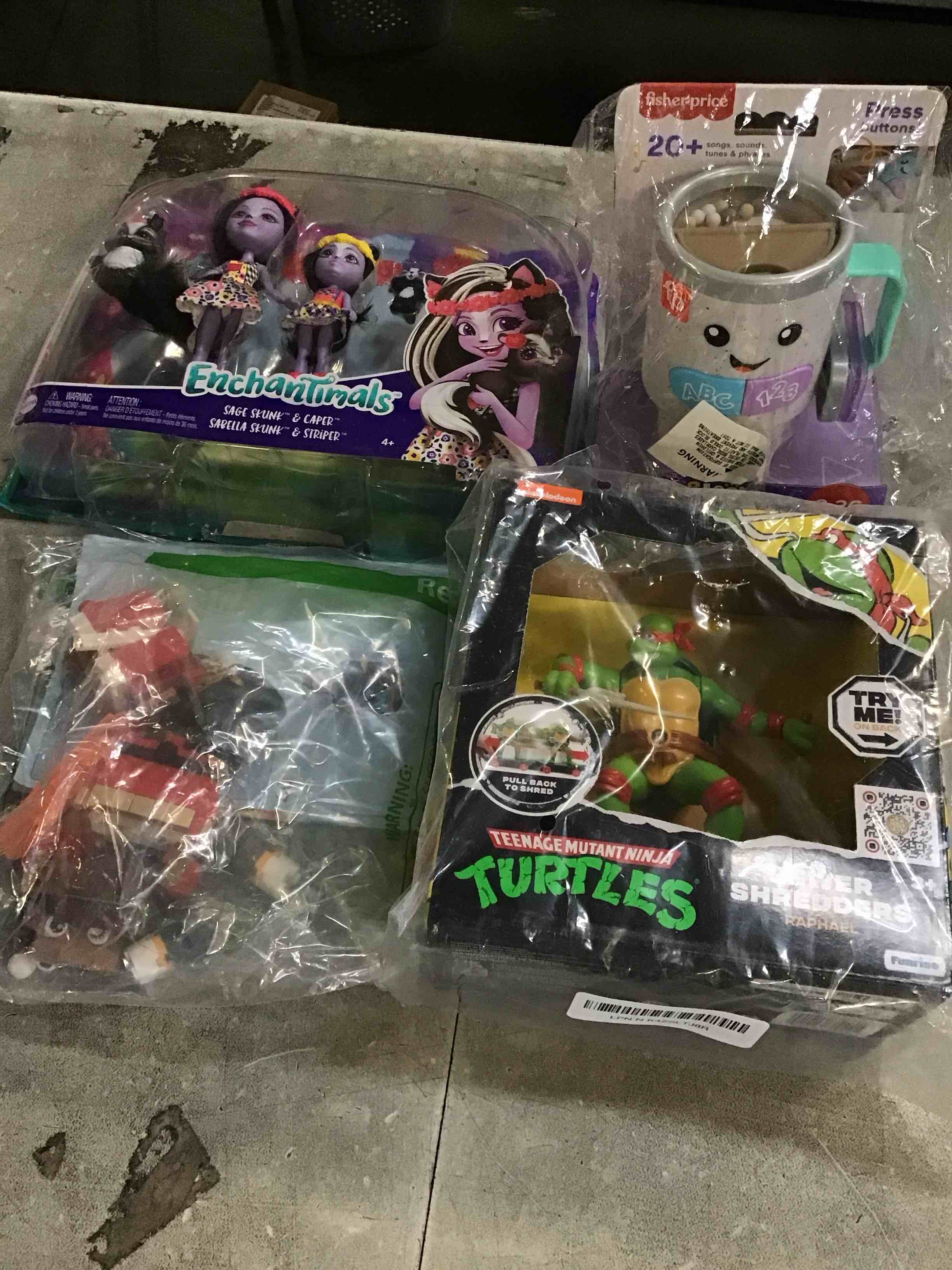 assortment of (4 toys) for boys & girls, style may vary