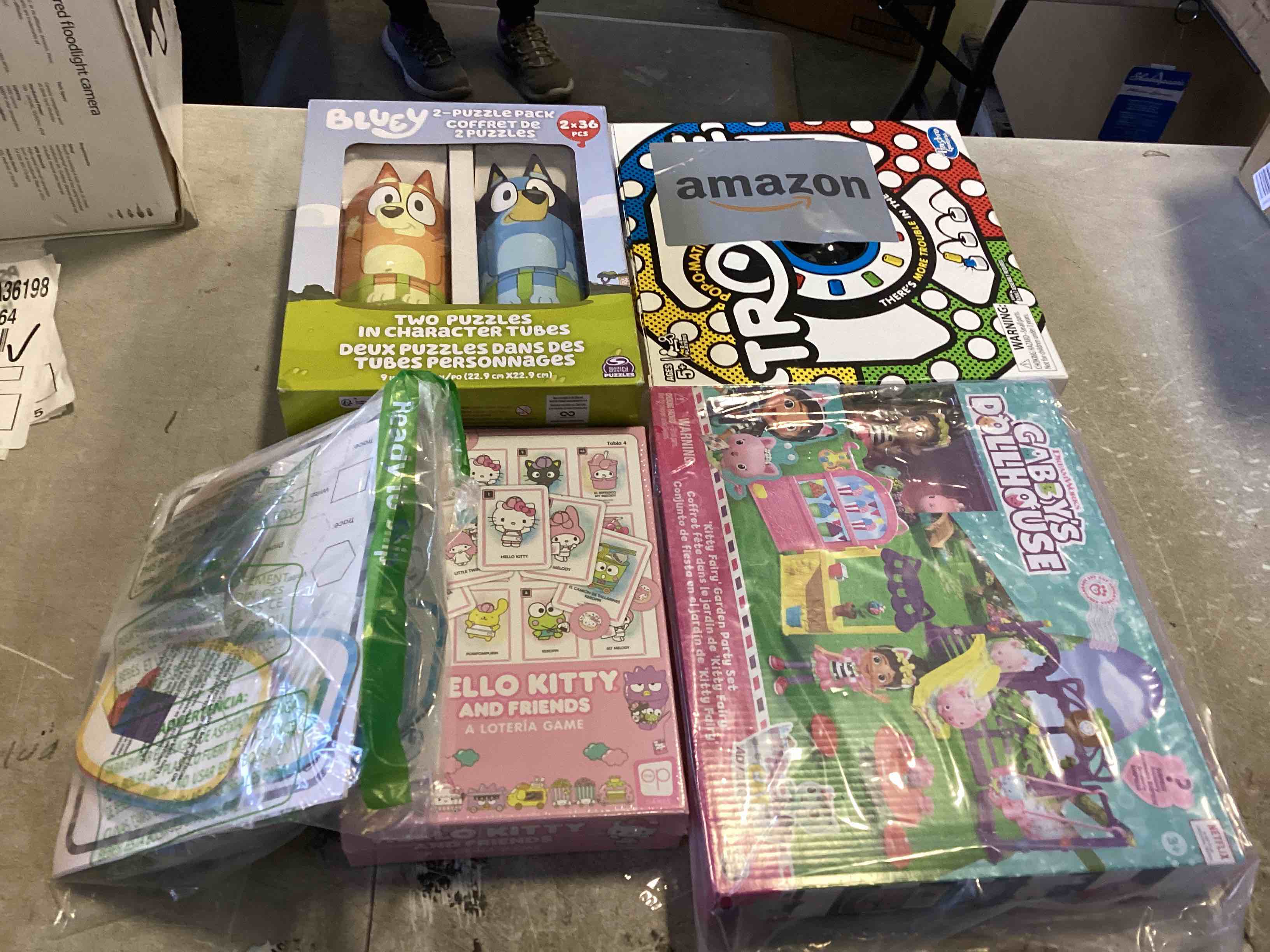 assortment of toys for kids boys and girls of different ages that includes INCOHEARENT, MAIN STREET VILLAGE 1000 piece, CHARLES WYSHOCKI AND MORE