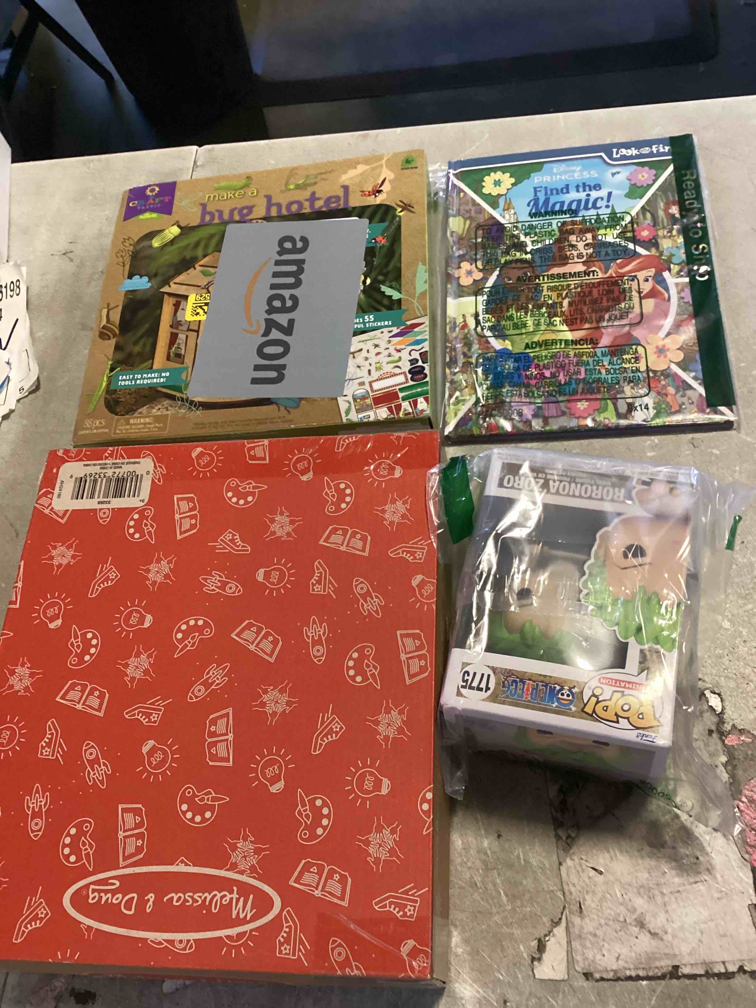  assortment of toys for kids boys and girls  of different ages that includes INCOHEARENT, MAIN STREET VILLAGE 1000 piece, CHARLES WYSHOCKI AND MORE
