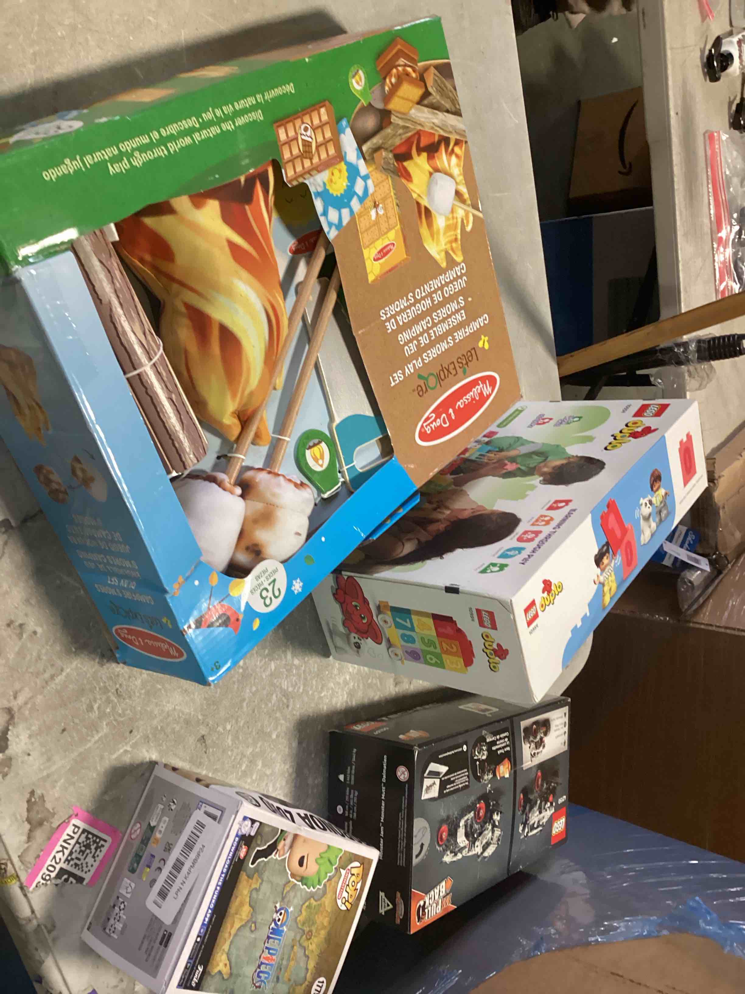  assortment of toys for kids boys and girls  of different ages that includes INCOHEARENT, MAIN STREET VILLAGE 1000 piece, CHARLES WYSHOCKI AND MORE