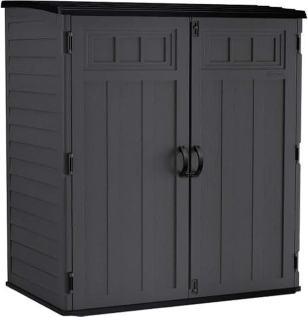Suncast 106 Cubic Feet Extra Large Vertical Outdoor Resin Storage Shed