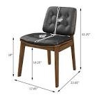 Kevirent Rectangular Dining Set in Black and Brown