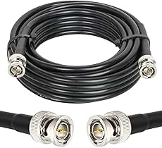 XRDS -RF SDI Cable 100FT, HD-SDI Cable 75 Ohm BNC Male to BNC Male Video Coaxial Cable for Video Surveillance Camera CCTV System