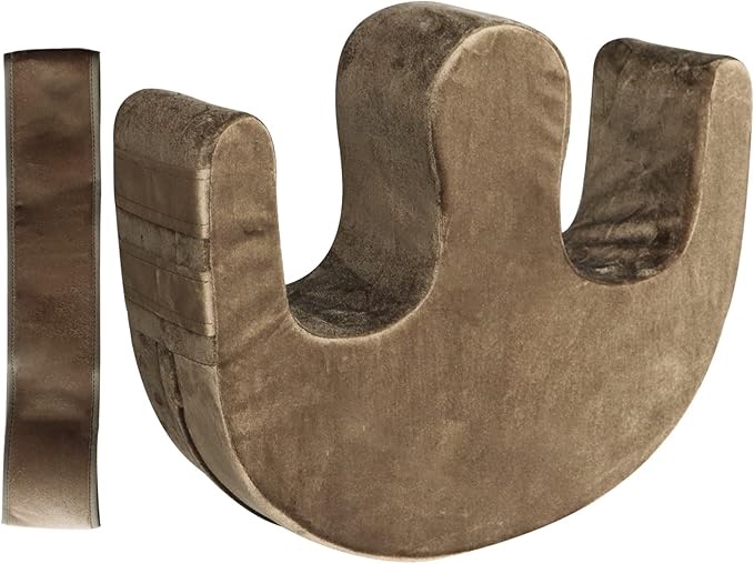 Sexysamba Patient Turning Device with Fixing Strap Elderly Assistance Products Paralysis Bed Rest Leg Pillow Patient Lift Aid Flannel Multifunctional Anti-Decubitus Nursing Products, Brown