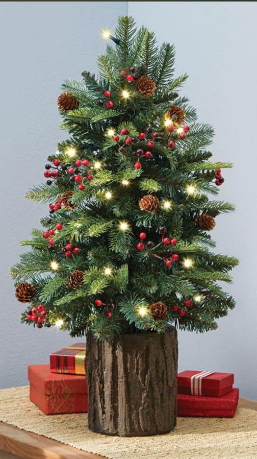 Hammacher Schlemmer 87142. The Tabletop Prelit Christmas Tree
