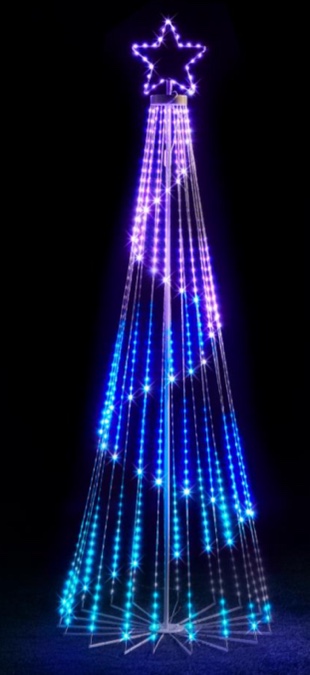 Hammacher Schlemmer 59609. The 8' Choreographed Light Show Tree