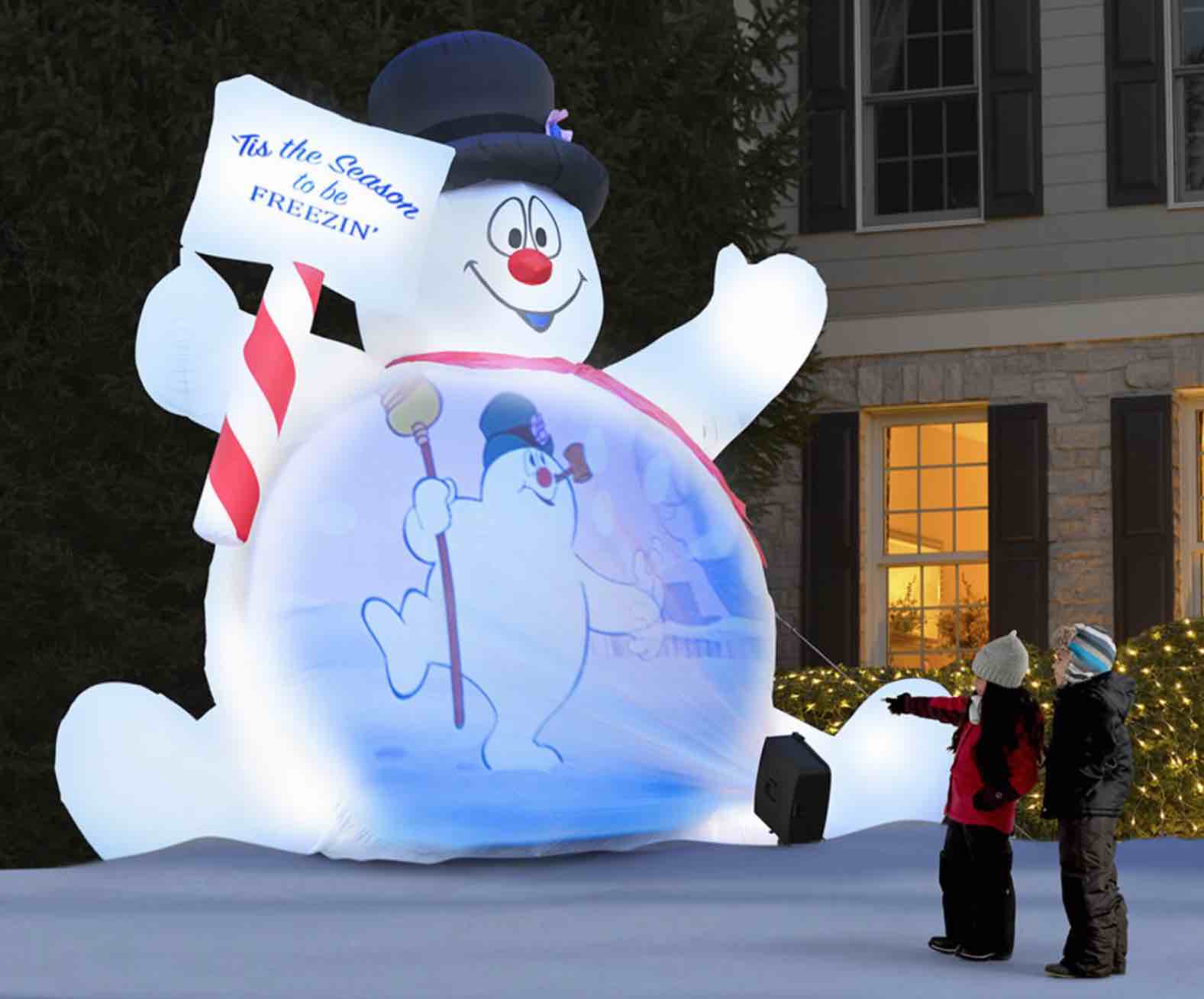 Hammacher Schlemmer 94966. The Video Projecting 10' Frosty The Snowman