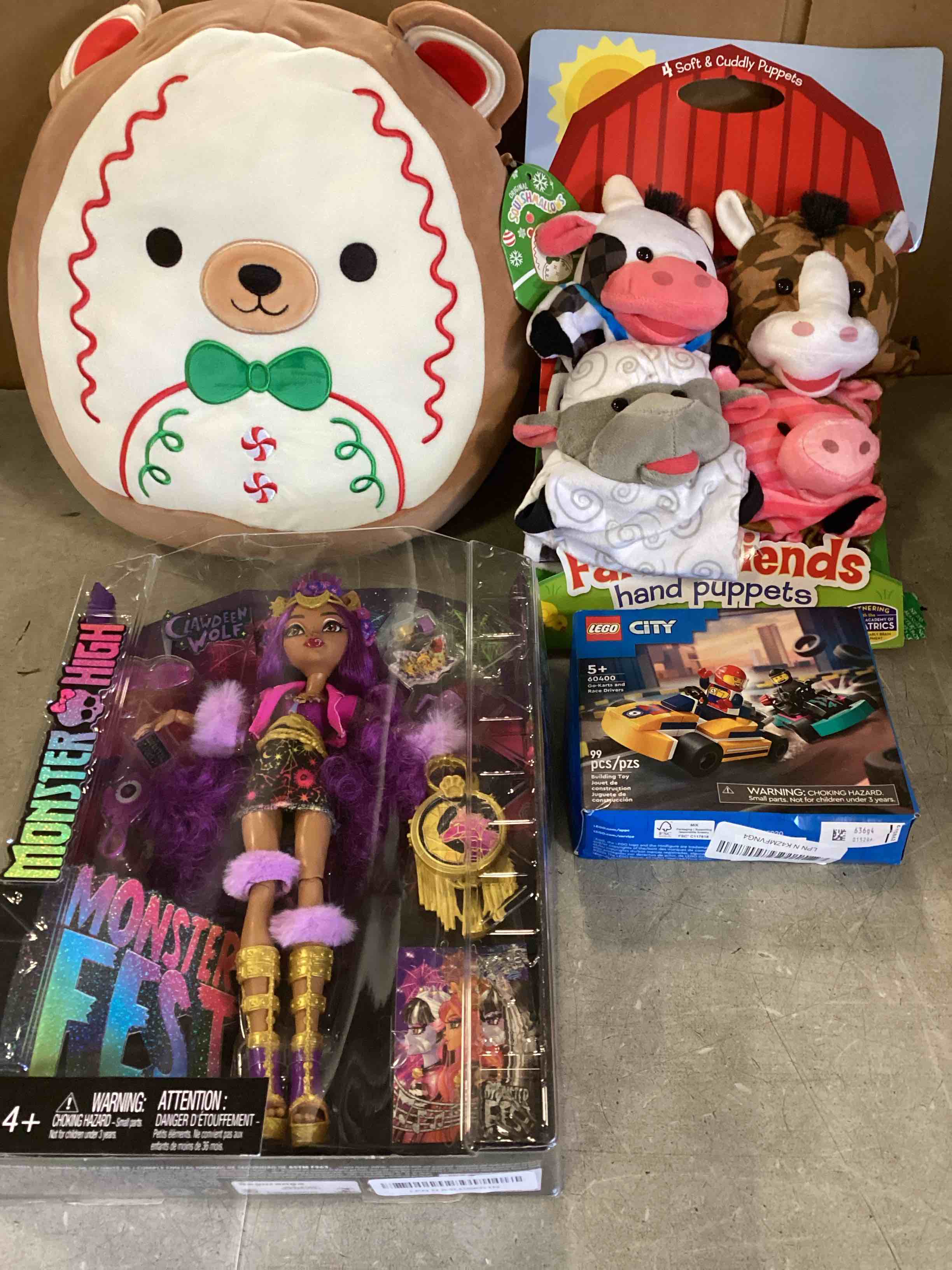 ASSORTED OF (4) toys boys and girls ( May varies styles )