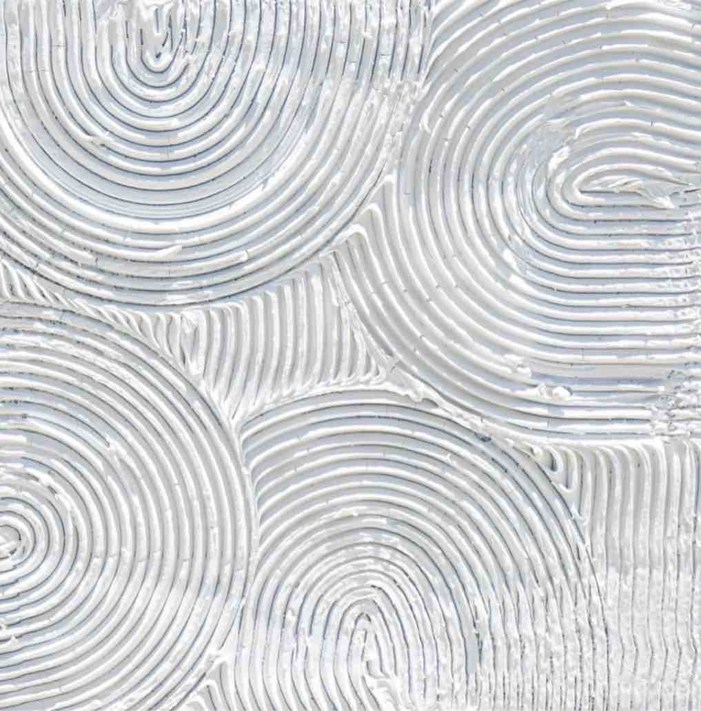 Abstraction White  30 x 30(  Similar to photo )