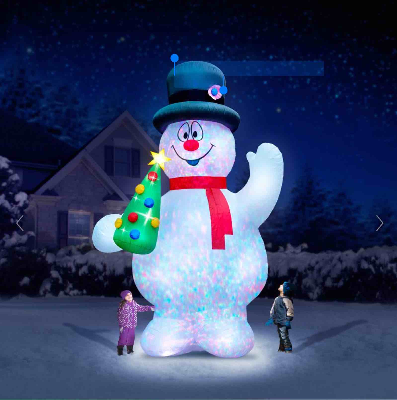 The 16' Frosty The Snowman Lightshow