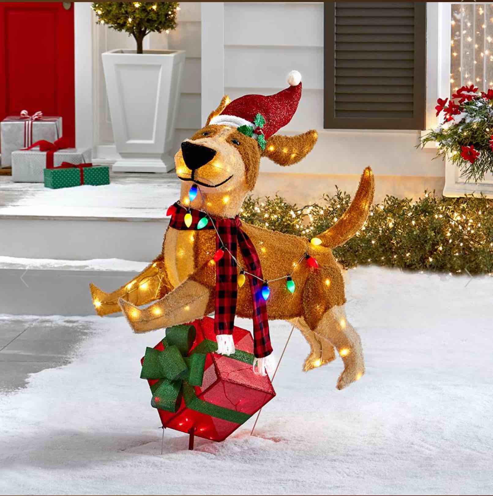 the jolly jumping christmas pup