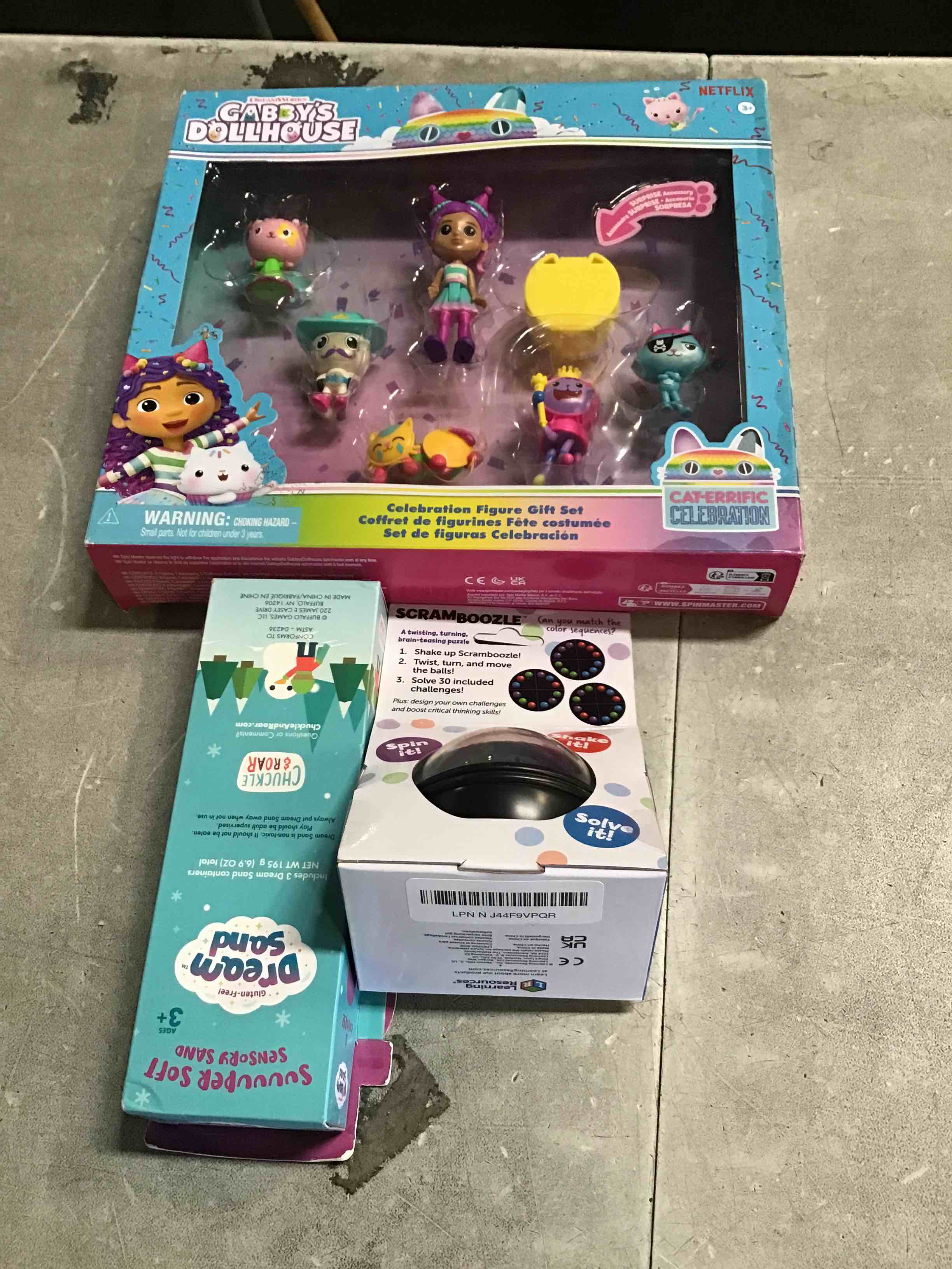 assortment of (3 toys) for boys & girls, style may vary 