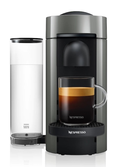 Nespresso VertuoPlus with Aeroccino, Gray