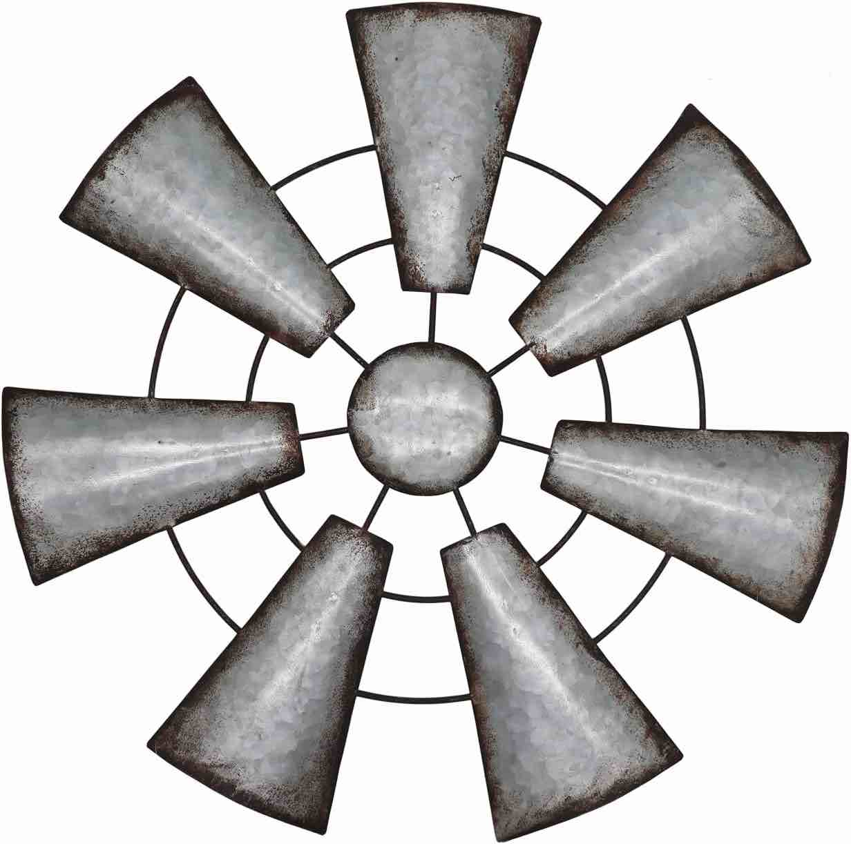 Windmill Wall Decor 22in, Rustic Metal Farmhouse India Ubuy