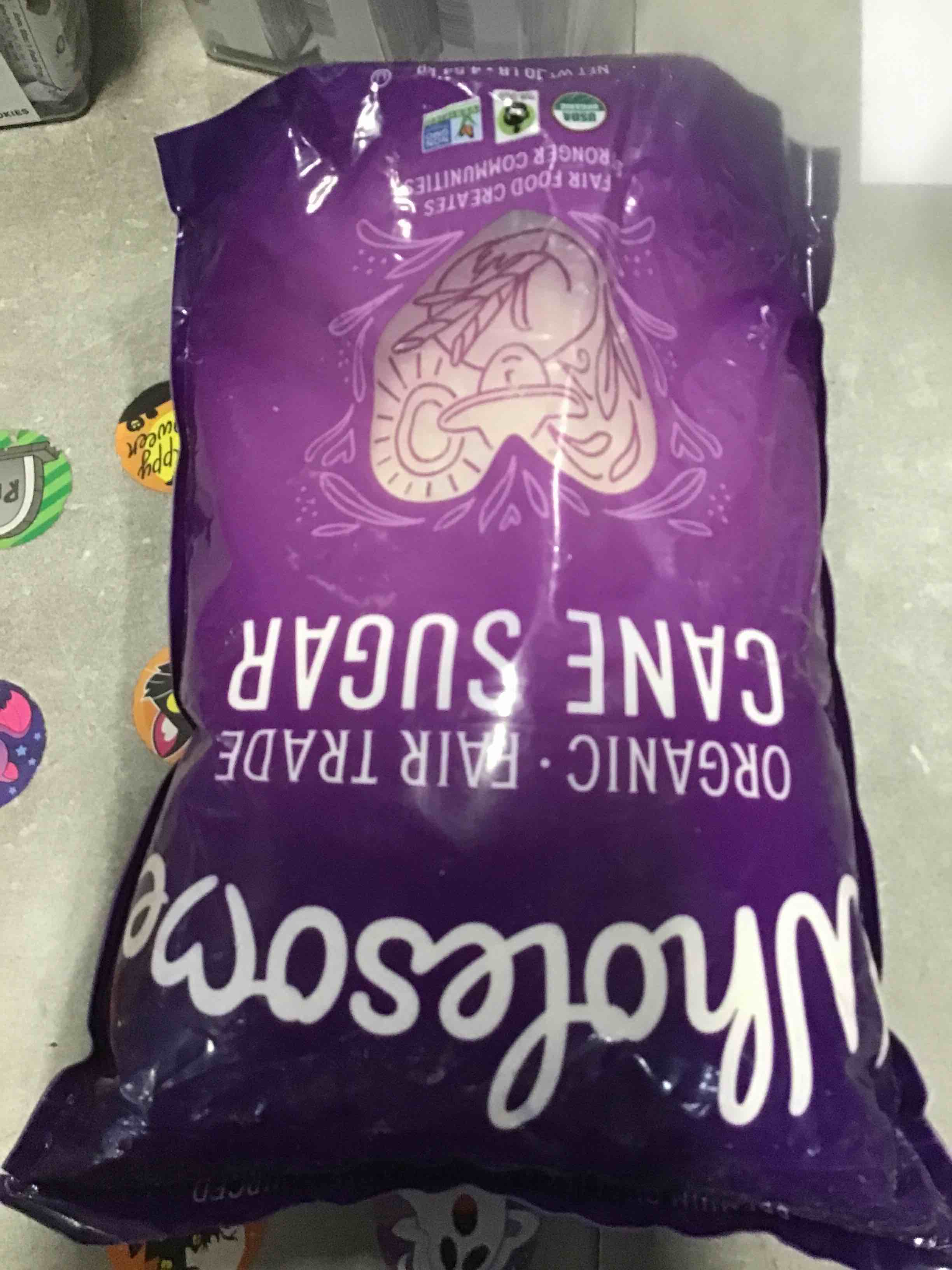 Condition photo showing New/Like New for Wholesome Organic Cane Sugar, Fair Trade, Non GMO & Gluten Free, 2 Pound (Pack of 6)