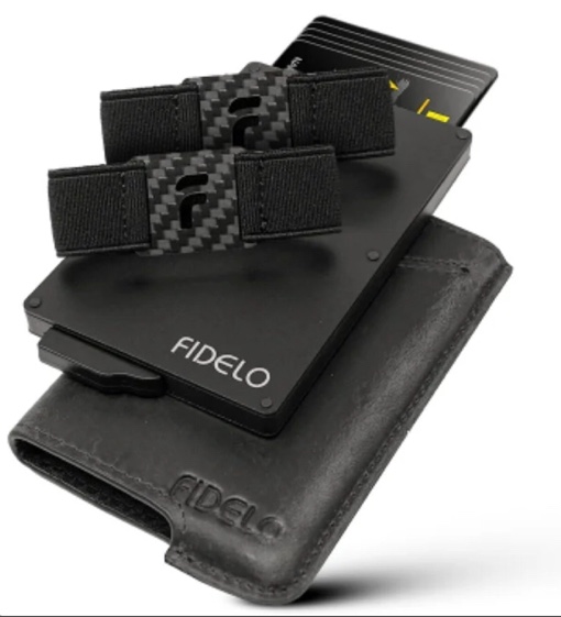 Fidelo Leather and Minimalist Wallet for Men (Styles and Colors May Vary)